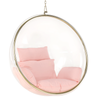 Scaun de relaxare BUBBLE, Auriu, Perne Roz