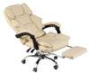 Scaun directorial cu suport picioare, funcție recliner, RSI, Crem