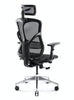 Scaun ergonomic multifunctional VE 5903 Negru, sprijin gât, spătar/cotiere reglabil