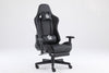 Scaun gaming Piele perforata - Negru