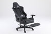 Scaun gaming Piele perforata - Negru