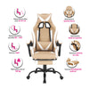 Scaune ergonomice gaming, suport lombar ajustabil, tetiera reglabila Capucino 0193